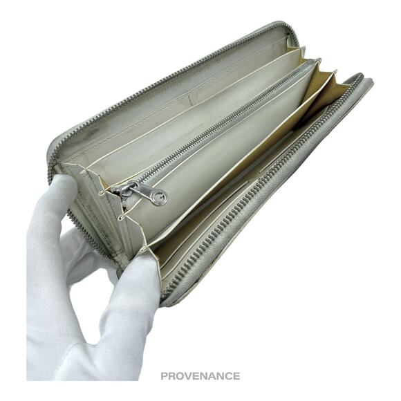 🔴 Goyard Matignon Zipped Wallet - White Goyardine - Picture 8 of 10